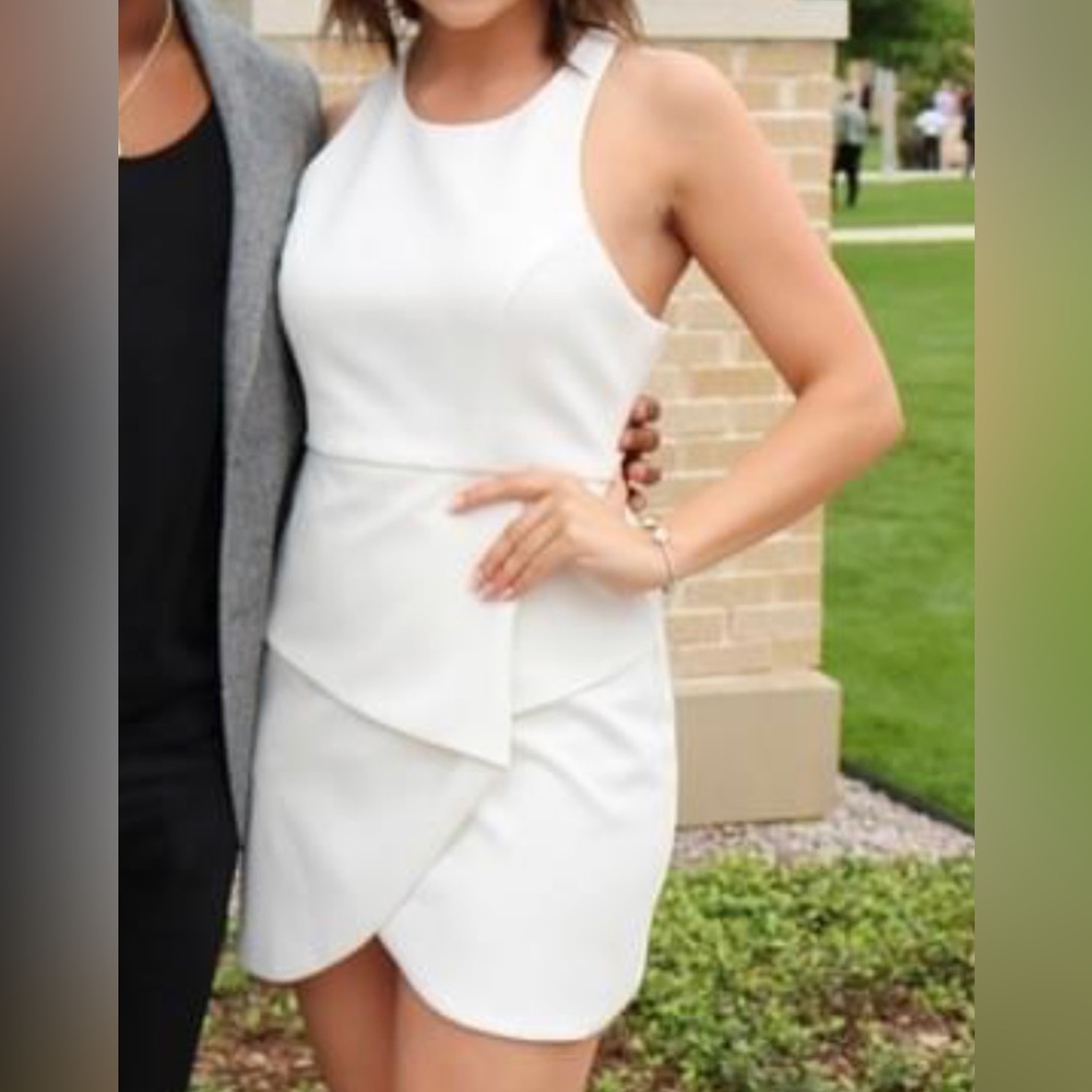 BCBG white dress